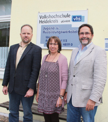 Ein Projekt, das nachhaltig wirken soll: Rainer Kossel, Jutta Biermann und  Hans-Ulrich Obieglo  (von links) wollen im Rahmen des Ausbildungsverbundes Heidekreis benachteiligten Jugendlichen eine Chance bieten.