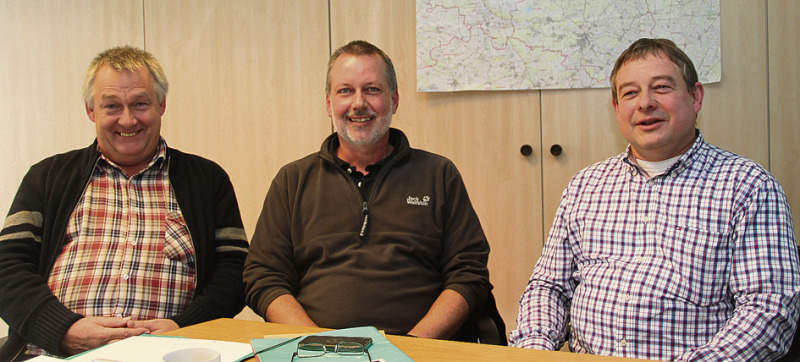 Große Herausforderung:  Jürgen Meyer, Stefan Wildung und Henning Ehlermann (von links) von der Kommunal Service Böhmetal wollen in den nächsten Jahren ein Baumkataster für Walsrode erstellen.