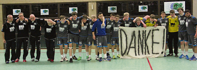 Die Bundesliga-Handball-A-Jugend der HSG Heidmark sagt stellvertretend 