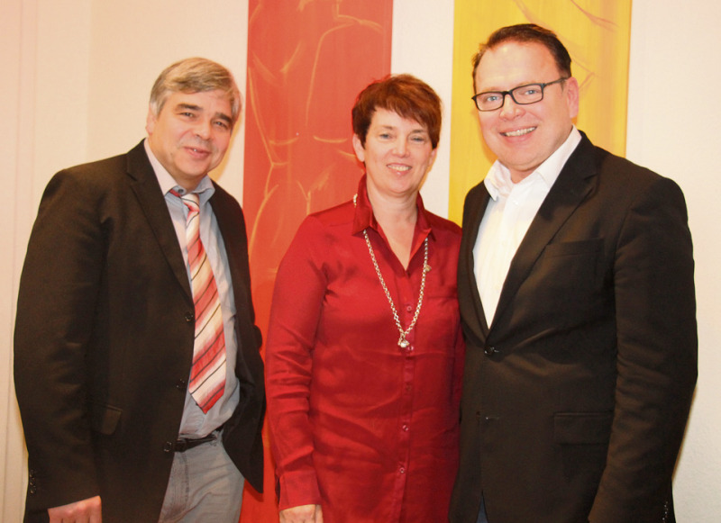 Neue Spitze des SPD-Ortsvereins Fallingbostel: Die beiden gleichberechtigten stellvertretenden Vorsitzenden Norbert Mehnert und Karin Fedderke sowie der Vorsitzende Rolf Schneider (von links).
