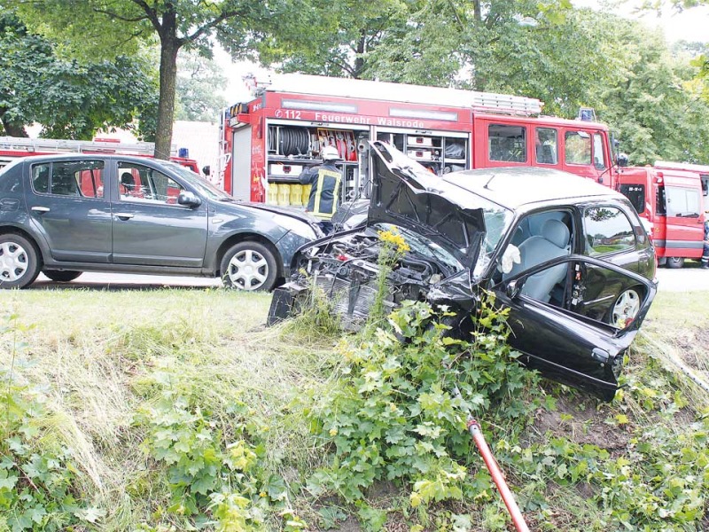 Unfall in Kirchboitzen. 