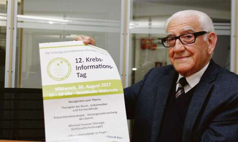Setzt sich für Krebspatienten in Walsrode ein: Dr. Sirus Adari konnte Experten aus der Krebsforschung für den Infotag gewinnen.  Foto: sta