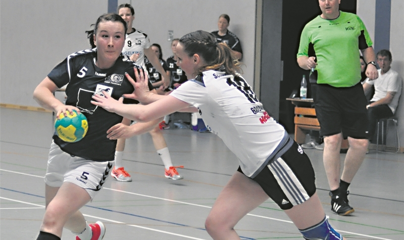 Die Heidmarker Handball-Damen (l. Alea Holland) gewannen das letzte Saisonspiel in der Oberliga gegen die HSG Schaumburg-Nord deutlich mit 36:27-Toren. lip