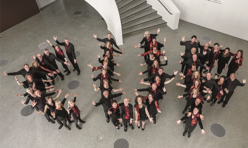 “CUF - Choir Under Fire” präsentiert seine musikalische Vielseitigkeit in Niedernstöcken.Foto: Euromediahouse