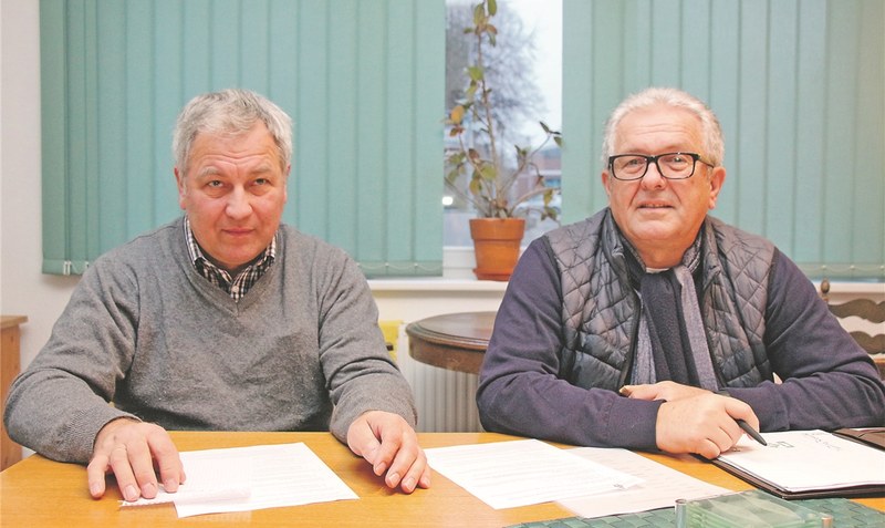 Viele Ideen: Herbert Küddelsmann, zweiter Vorsitzender (li.), und Rainer Arndt, erster Vorsitzender Verein Dorfmark Touristik.