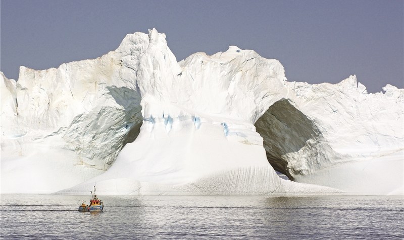 In eindrucksvollen Bildern bringt Reinhard Pantke in seiner Multivisionsshow den Zuschauern das Leben und die Natur auf Grönland näher.Foto: Reinhard Pantke