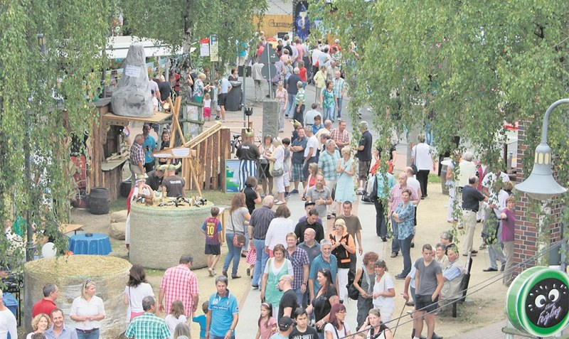 Buntes Treiben im September: Mit einem Stadtfest in der Innenstadt soll die Fusion gebührend gefeiert werden. Zuletzt erlebten die Walsroder 2013 ein Stadtfest (Bild). Foto: WZ-Archiv