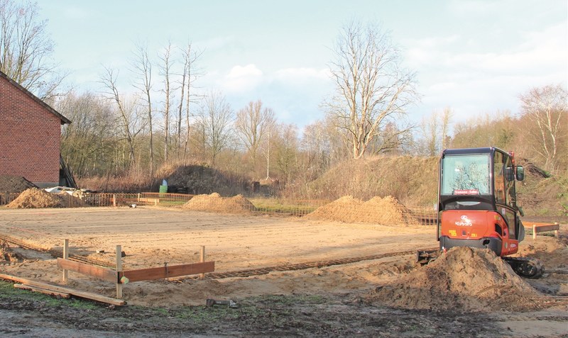Lange erhofft: Jetzt erhält der Bauhof im Flecken Ahlden eine zusätzliche Halle für Fahrzeuge und Material. Foto: Meyland