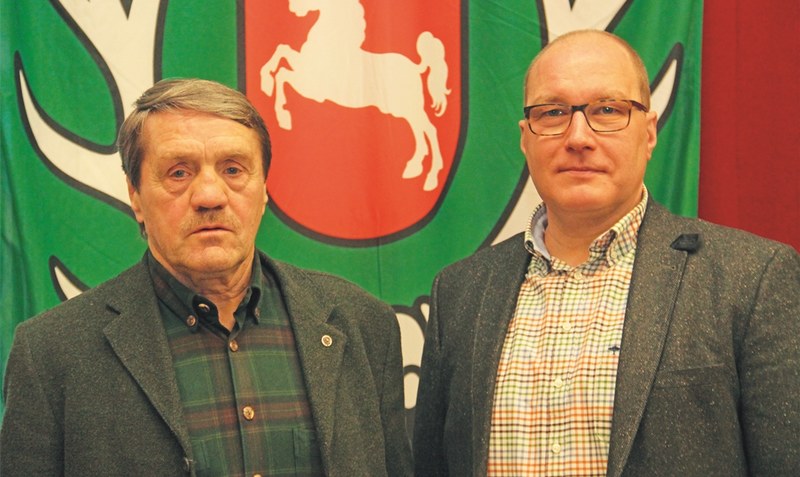 Kreisjägermeister Wolfgang von Wieding (links) und sein Stellvertreter Andreas Imbach. Foto: Heuer