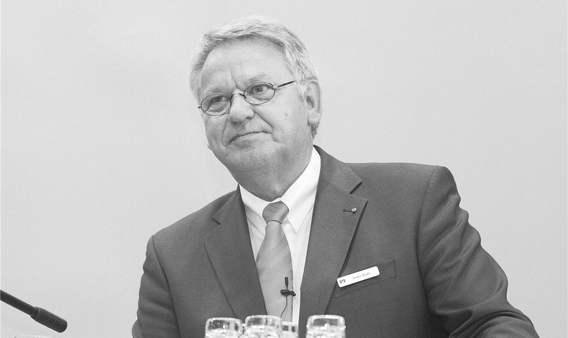 So kannten Peter Bade viele: Ein erfolgreicher, ehrgeiziger und sehr menschlicher Banker lebt nicht mehr. Foto. Rolf Hillmann