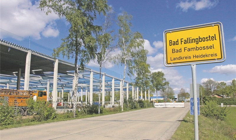 Das Logistikzentrum Bad Fallingbostel II wächst: Fast 20.000 Quadratmeter Hallenfläche werden direkt an der A 7-Anschlussstelle angeboten. Foto: Eickholt