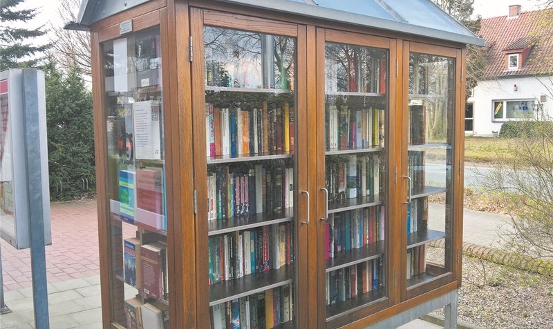 Sehr beliebt: Bereits seit rund sechs Jahren gibt es einen Bücherschrank in Benefeld.Foto: Kulturverein Forum Bomlitz