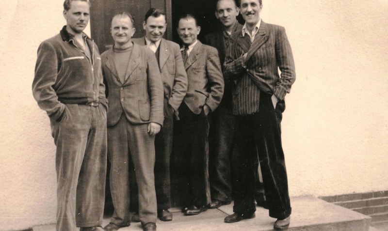 Von 1948 bis 1952 arbeitete Fred Rickmann (links) als ausgebildeter Funker für die Engländer in Oerbke. Foto: Privatsammlung Rickmann