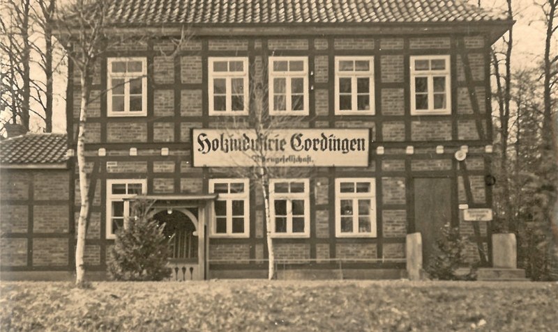 Das neu gebaute Kontorhaus der Holzindustrie im Jahre 1928. Foto: Th. Lewien