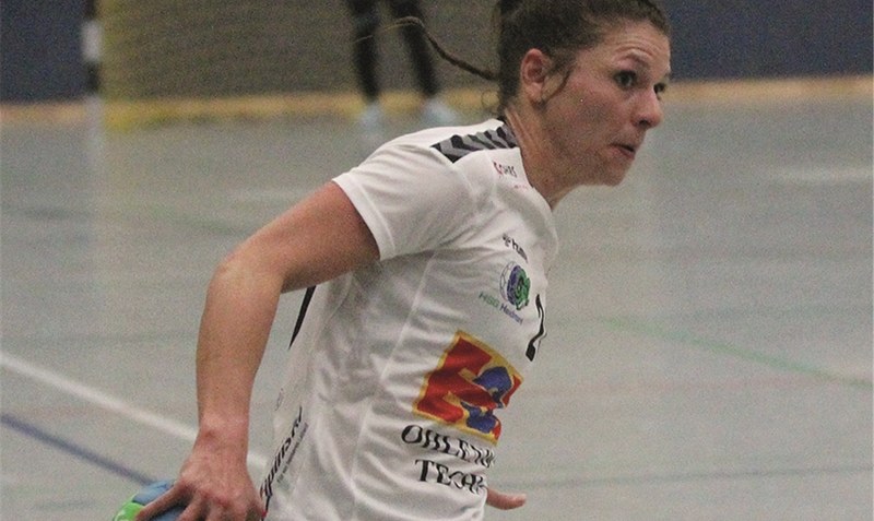 Oberliga-Auswärtspremiere: Nadine Fedderke (HSG Heidmark). Foto: Thomas Künning