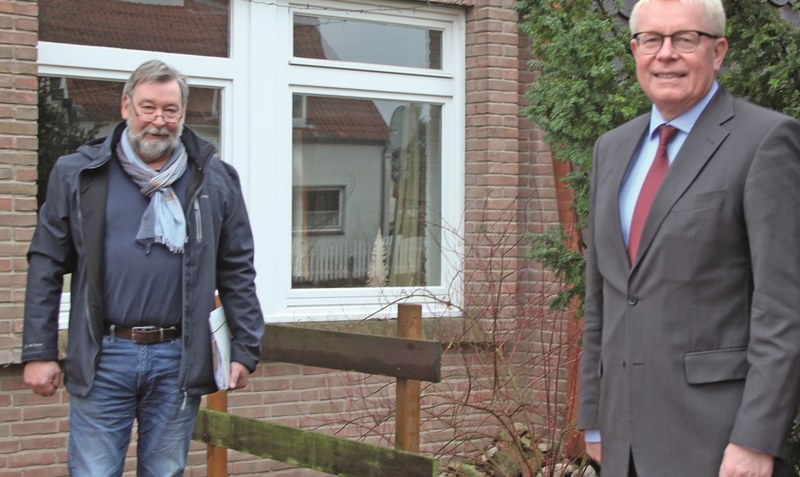 Wollen den Gemeindestiftungsfonds stärken: Michael Lebid (links) und Matthias Schröder. Foto: Reinbold