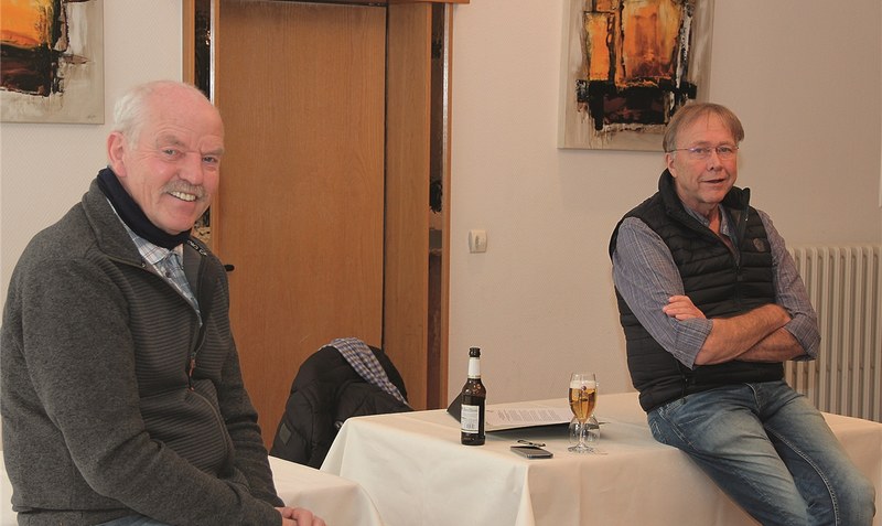 Otto Elbers (links) und Dr. Wolfram Franz. Foto: Meyland