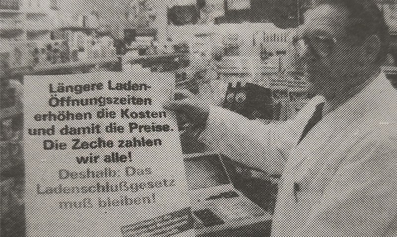 Auch Günther Hogrefe, Kreisvorsitzender des Einzelhandelsverbandes, sprach sich gegen die Änderung der Ladenöffnungszeiten aus.Fotos: WZ-Archiv