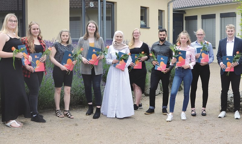 Absolventinnen und Absolventen der FOS Ernährung der BBS Soltau. Foto: Andrea Scholz-Kaiser