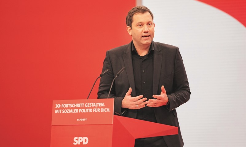 Frischgewählt: Lars Klingbeil ist neuer Bundesvorsitzender der SPD. Foto: Nico Roicke