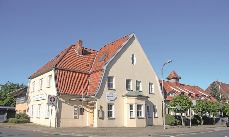 Historisch bedeutsam: Der alte Pulverkrug gehört zur Industriegeschichte in Bomlitz. Foto: Reinbold