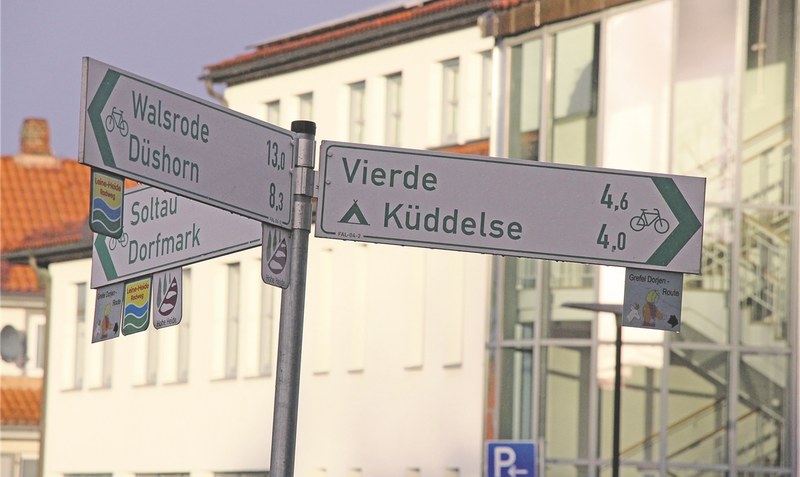 Freie Fahrt in alle Richtungen: Die Bürgerliste für Bad Fallingbostel beantragt ein neues Radwegekonzept für die Kreisstadt. Foto: Eickholt