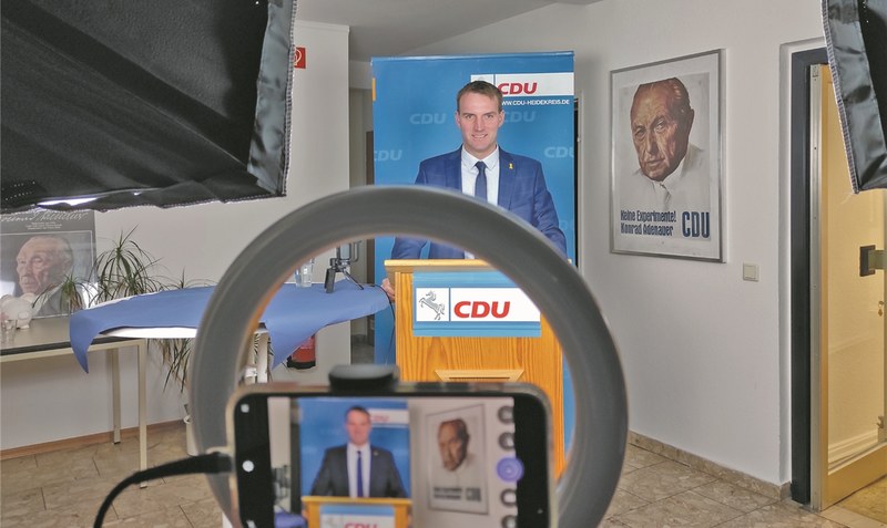Henrik Rump will mit den Stimmen der CDU in den Wahlkampf ziehen: Gleich mit mehreren Themen will der 38-Jährige überzeugen. Foto: Scheele