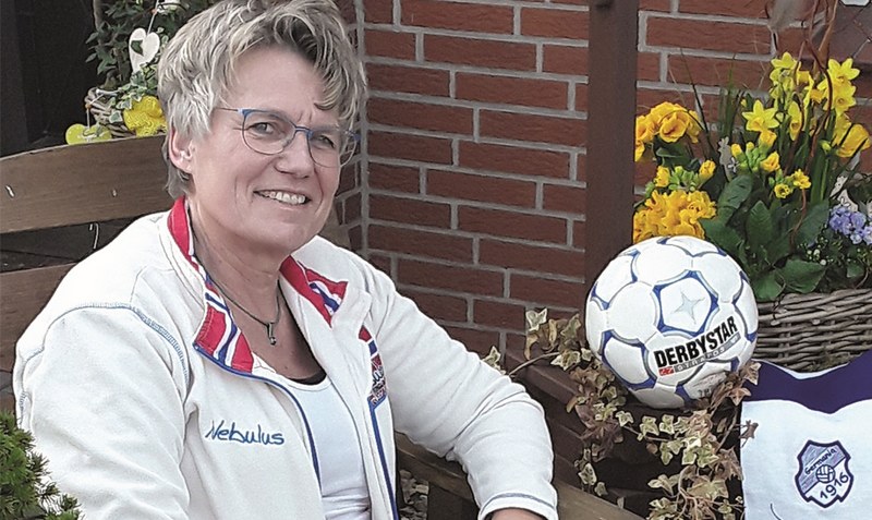 Birgit Söder, Vorsitzende von Germania Walsrode, gab die Absage des Derbys gegen Ciwan gegenüber der WZ offiziell bekannt. Foto: privat