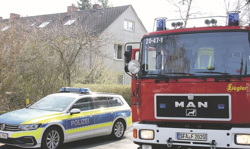 Rauchentwicklung in Mehrfamilienhaus: Am Donnerstagvormittag rückte die Walsroder Feuerwehr zum Einsatz in die Goosmannstraße aus. Foto: Eickholt