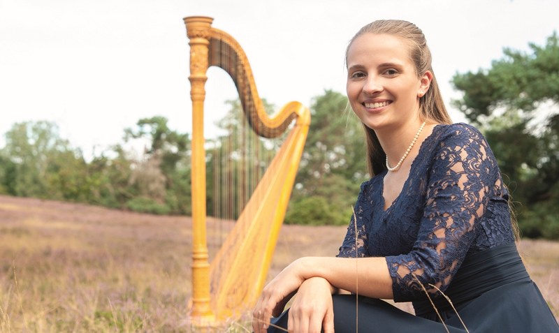 Johanna Dorothea Görißen hat beim “International Harp competition Felix Godefroid” in Tournai/Belgien den ersten Preis gewonnen. Foto: Freie Waldorfschule Benefeld