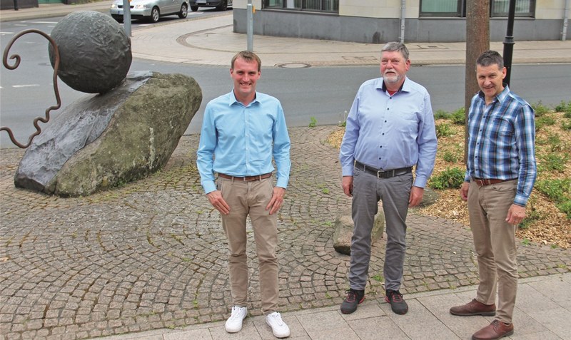 “Wir wollen Bewegung reinkriegen”: Henrik Rump, Gerhard Meyer und Dr. Karl-Ludwig von Danwitz (von links) bringen gleich zwei Anträge in den Kreisumweltausschuss ein. Foto: Heuer