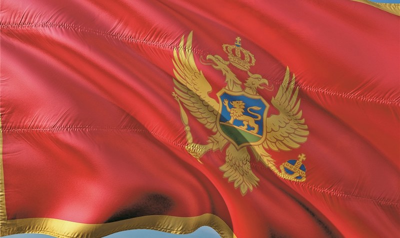 Die Flagge aus Montenegro. Foto: jorono-Pixabay
