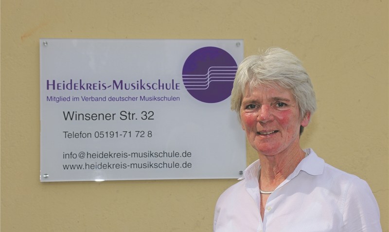 “Glücksfall” nach schwierigen Zeiten: Swantje Klapper (66) aus Ahlden ist neue Vorstandsvorsitzende der Heidekreis-Musikschule. Foto: Eickholt
