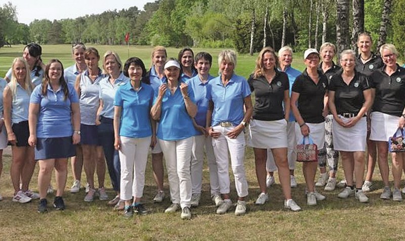 Das Foto zeigt die DGL-Manschaftsspielerinnen vom Sonntag in Tietlingen. Foto: GCT