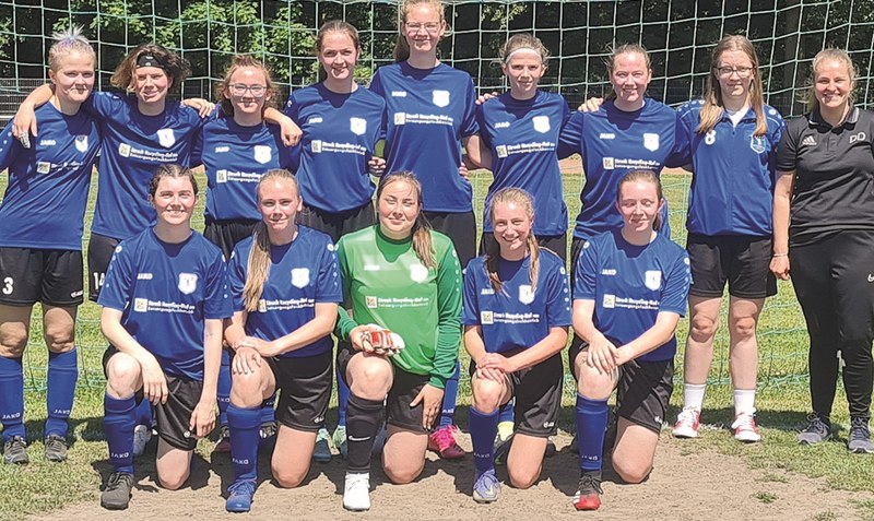 Die A/B-Juniorinnen-Meistermannschaft des VfB Vorbrück Walsrode bildet das Grundgerüst des neuen Frauen-Fußballteams des Vereins. Foto: VfB Vorbrück