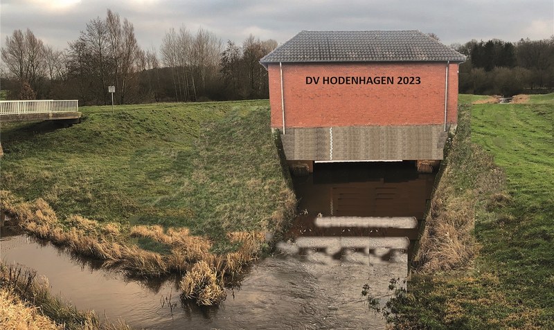 So könnte das Schöpfwerk einmal aussehen: Der Deichverband Hodenhagen setzt seine Planungen zum Thema Jahrhunderthochwasser fort. Foto: WZ-Archiv / Deichverband Hodenhagen