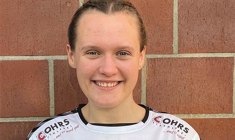 Treffsicher: Elisabeth Röpe erzielte elf Tore für die Heidmarker A-Jugend, die trotzdem hoch verlor. Foto: M. Zahn